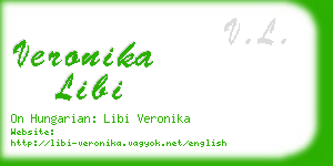 veronika libi business card